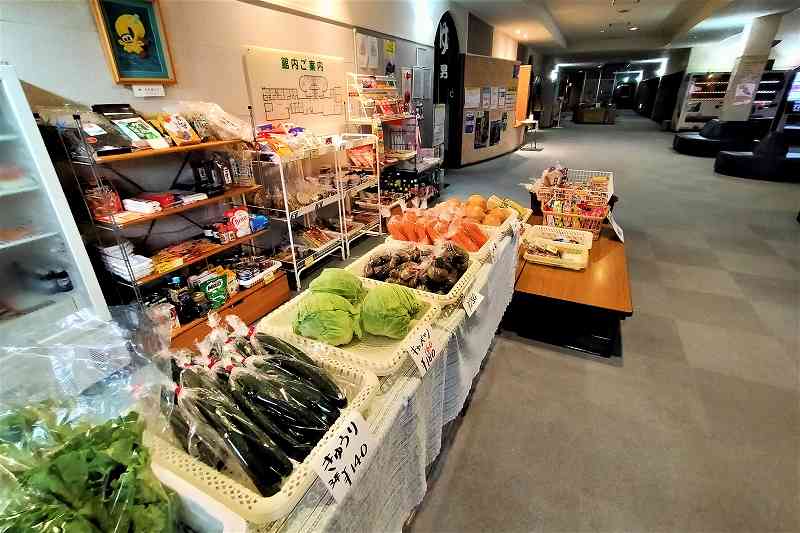 ふれあい湯遊館の売店