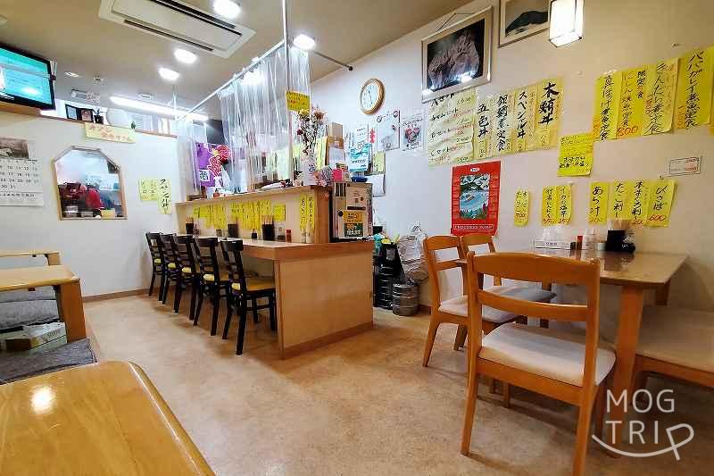 函館朝市「茶夢」店内の様子