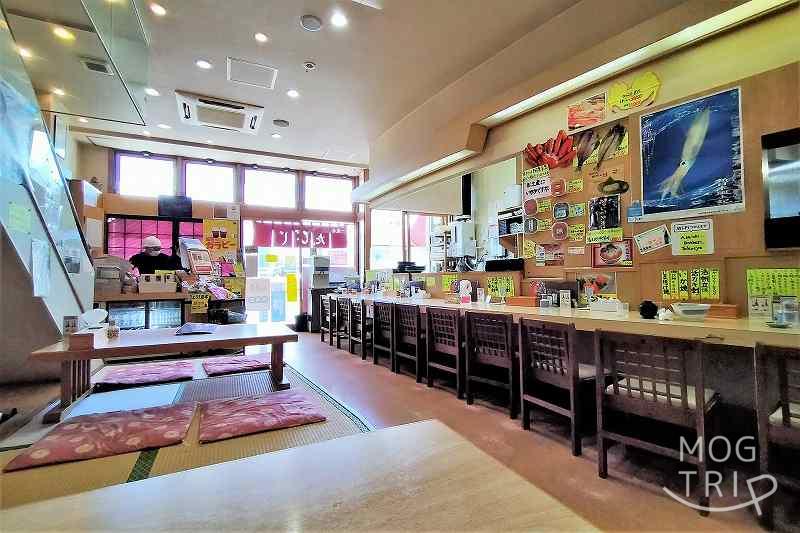 函館「一花亭たびじ」店内の様子