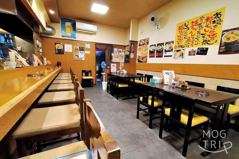 麺屋いなせ 店内の様子