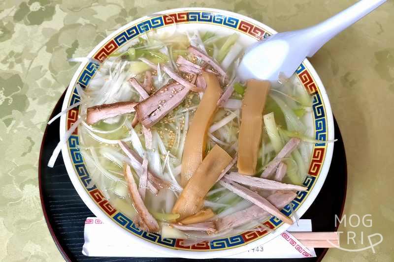 函館「西園」ネギラーメン(塩)