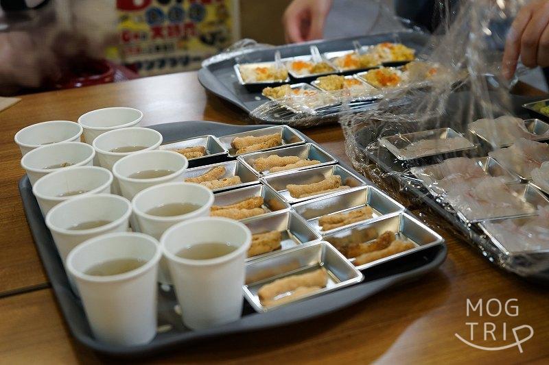 OMO5函館の「朝の自由市場 専門店めぐり」