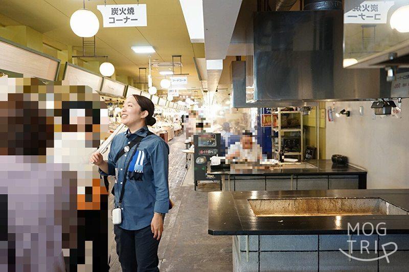 OMO5函館の「朝の自由市場 専門店めぐり」